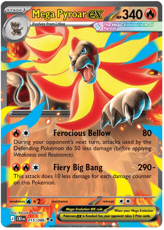 Mega Pyroar ex 15/86