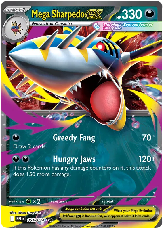 Mega Sharpedo ex 61/94
