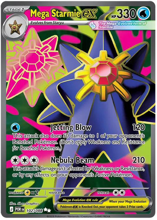 Mega Starmie ex 102/88