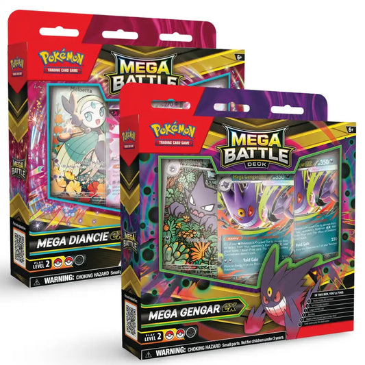 Pokémon: Mega Battle Decks: Gengar ex and Diancie ex (Dubble pack)