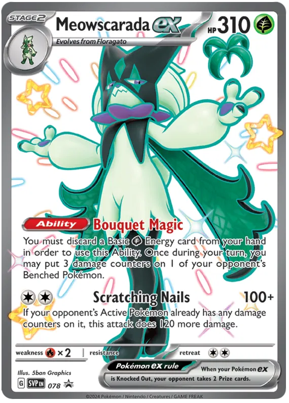Meowscarada ex (Promo 78)