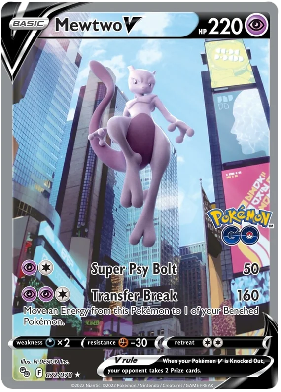 Mewtwo V 72/78