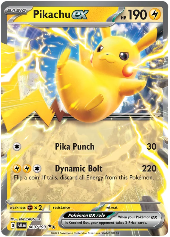 Pikachu ex 63/193