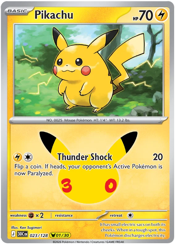 Pikachu 23/128