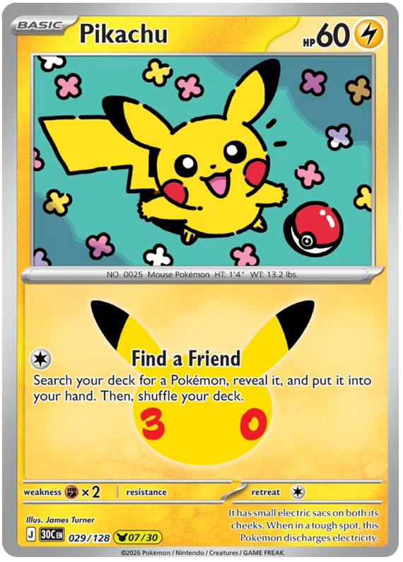 Pikachu 29/128