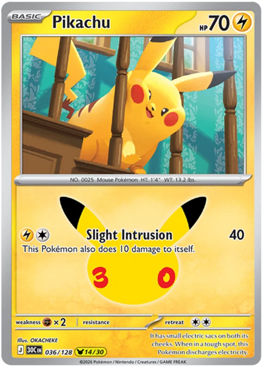 Pikachu 36/128