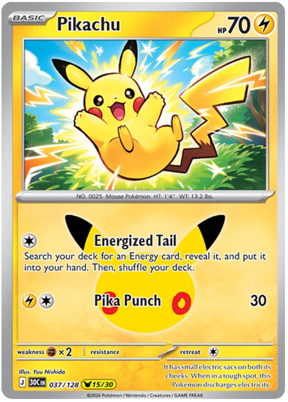 Pikachu 37/128