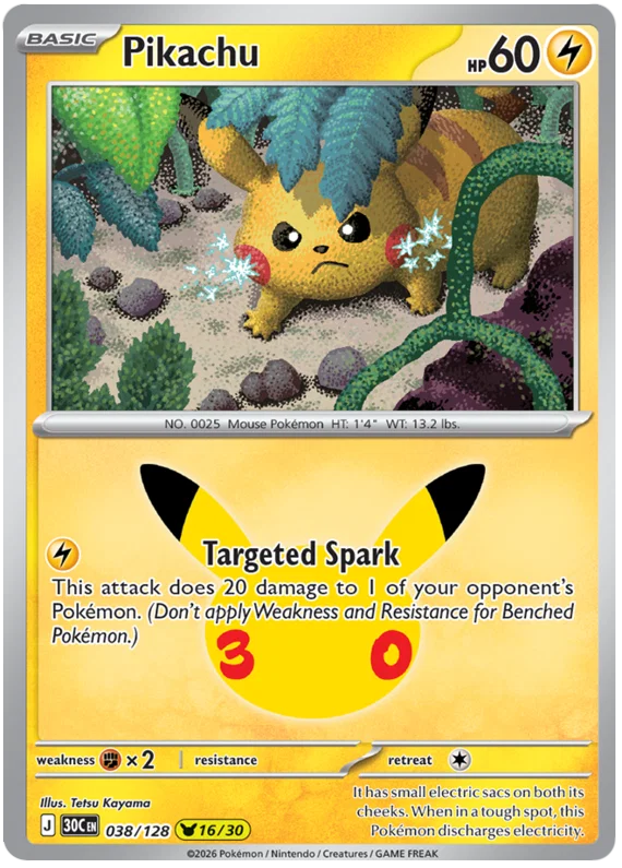 Pikachu 38/128