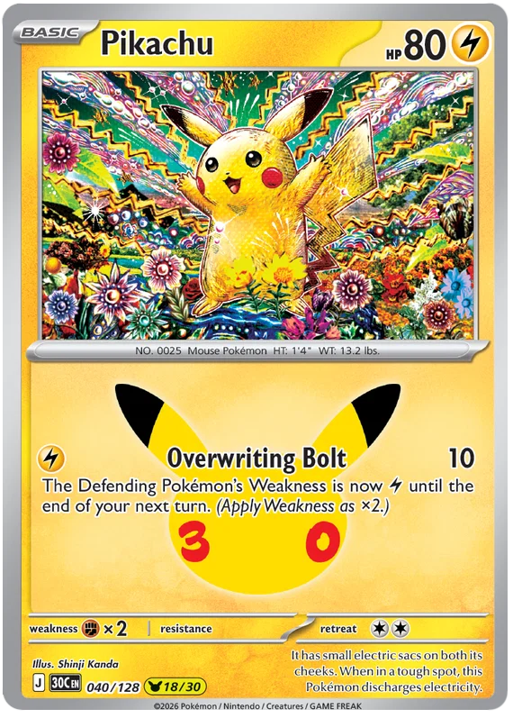 Pikachu 40/128
