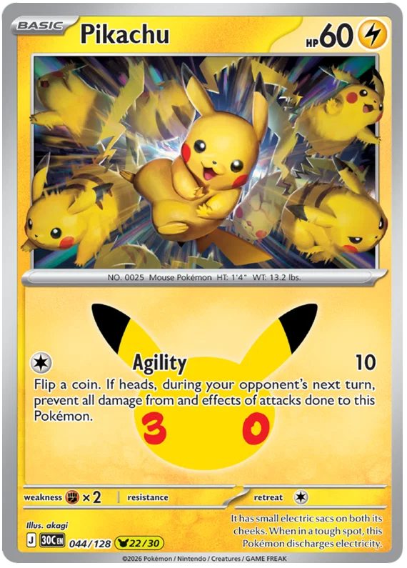 Pikachu 44/128