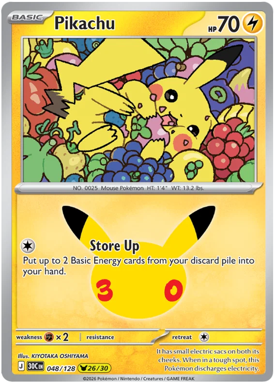 Pikachu 48/128