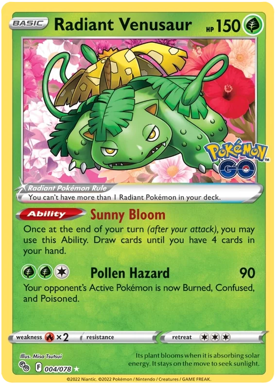 Radiant Venusaur 4/78