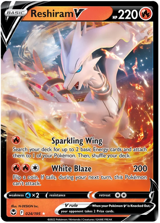 Reshiram V 24/195