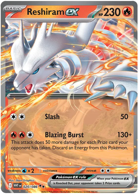 Reshiram ex 20/86