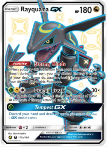 Rayquaza GX - 177a/168 - Alternate Art Promos