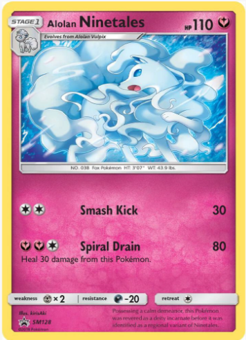 Alolan Ninetales (Promo SM128)
