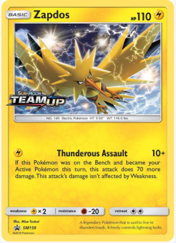 Zapdos (Promo SM159)