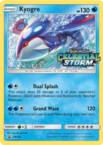 Kyogre (Promo SM129)