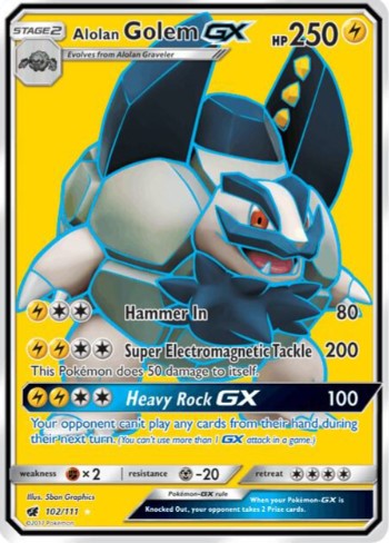 Alolan Golem GX 102/111
