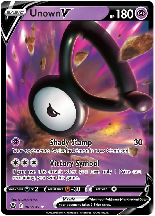 Unown V 65/195