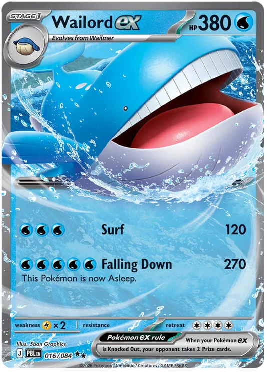 Wailord ex 16/84