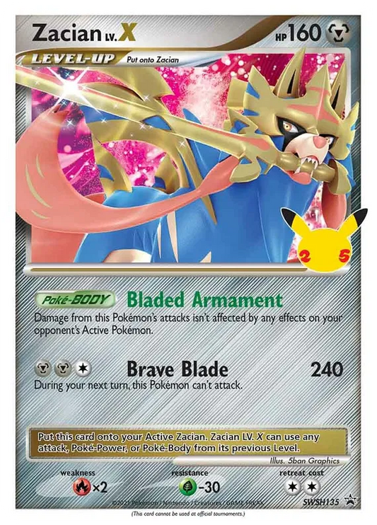 Zacian Lv X (Promo SWSH135)
