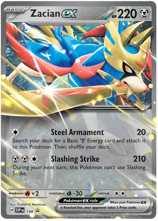 Zacian ex (Promo 198)