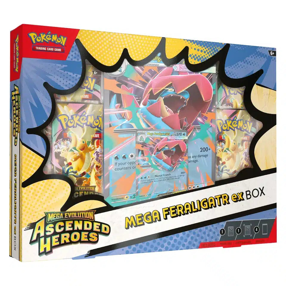 Pokémon TCG: Mega Evolution–Ascended Heroes ex Box (Mega Combo 3 boxes)